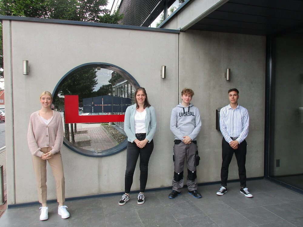 Azubi-Start 2021 bei Lütkenhaus – vier neue Auszubildende beginnen ihre Ausbildung“