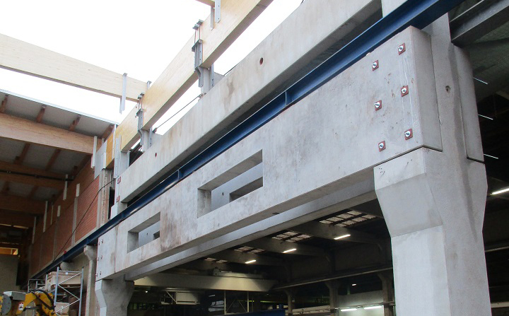 Modernisierung der Lütkenhaus-Produktionshallen zur Herstellung nachhaltiger Betonfertigteile