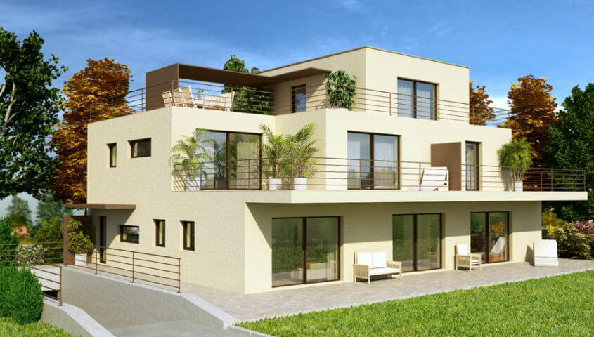 Vielfältige Einsatzmöglichkeiten von Betonfertigteilen: Balkon, Decke, Keller, Wand und Treppe – präzise vorgefertigt für effizientes Bauen